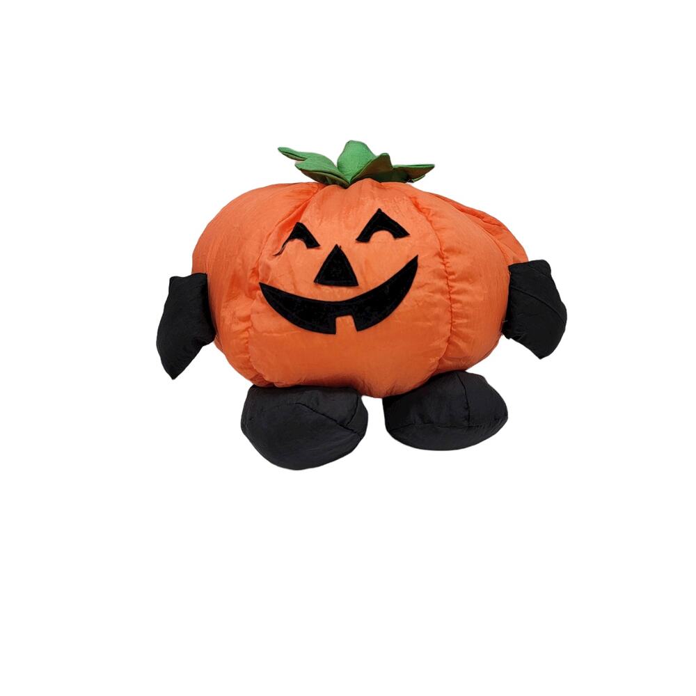 Vintage 1994 Gibson Greetings Jack-O-Lantern Halloween Pumpkin Stuffed Toy